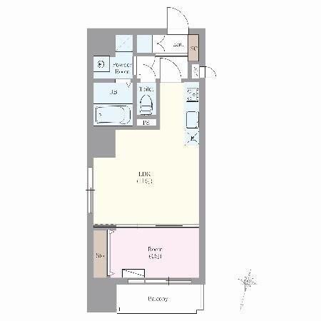 カスタリア勾当台公園の物件間取画像