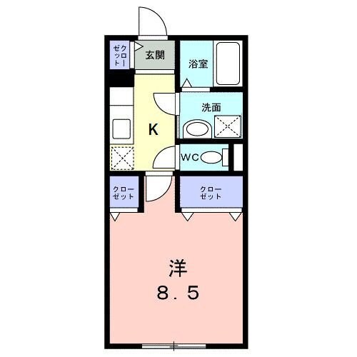 ウェスリーの物件間取画像