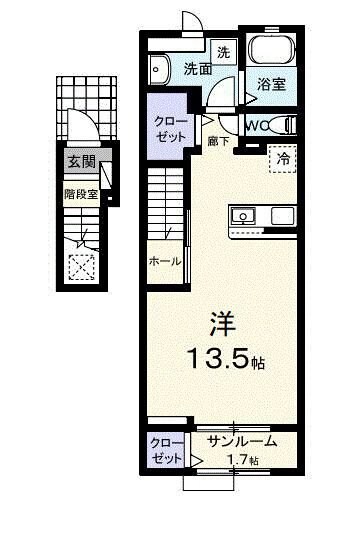 ドミールの物件間取画像