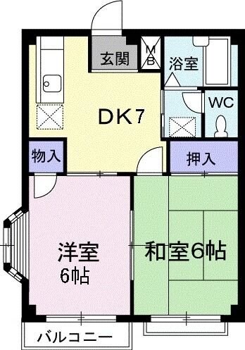 エルディムあさのの物件間取画像