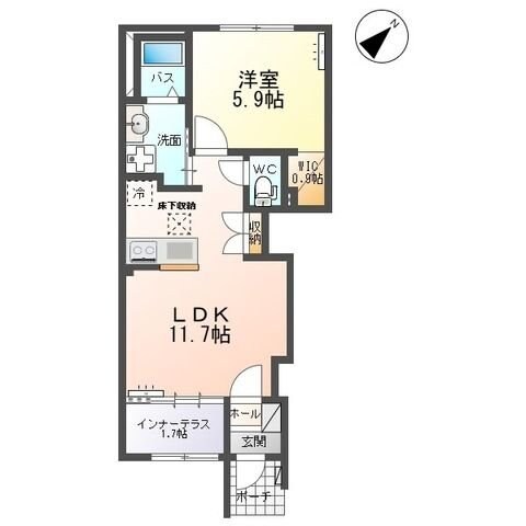 クララメンテの物件間取画像