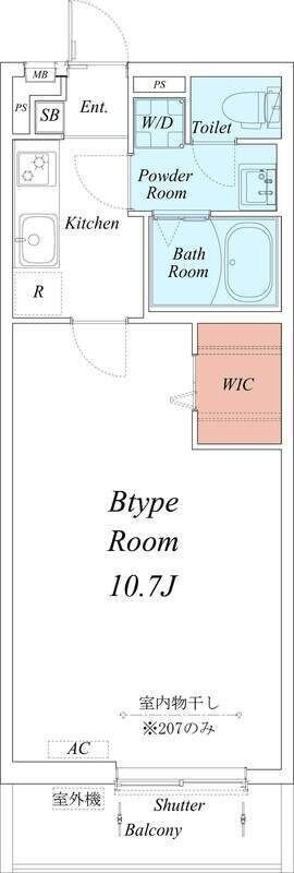 リブリ・1の物件間取画像