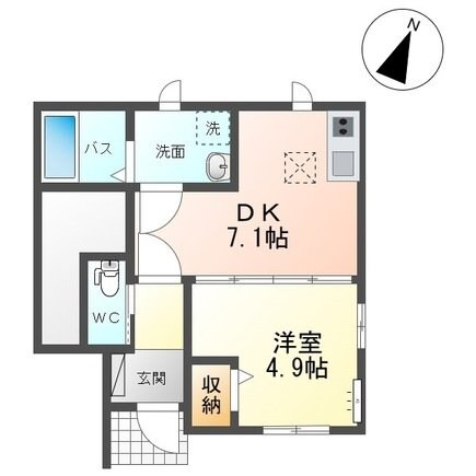 Ａ・ＴテラスIIの物件間取画像