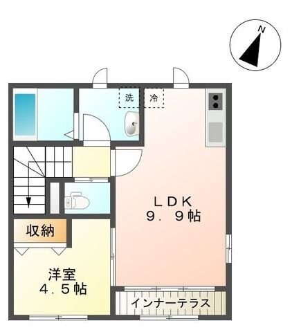 Ａ・ＴテラスIIの物件間取画像