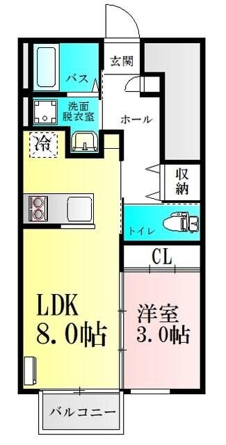 物件間取画像