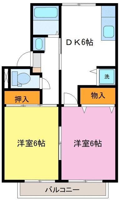 物件間取画像