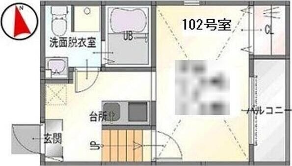 物件間取画像