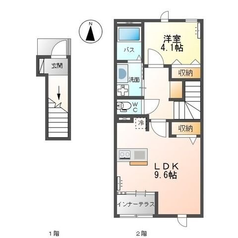 アヴニールブリエの物件間取画像
