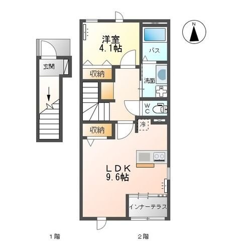アヴニールブリエの物件間取画像