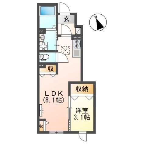 モアナマカナエルアの物件間取画像