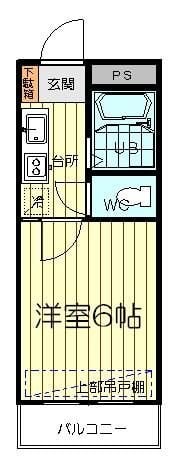 ビューパレス米ケ袋の物件間取画像
