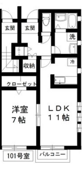 シエスタの物件間取画像
