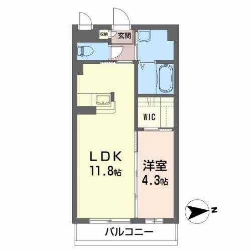 シャーメゾン長町の物件間取画像
