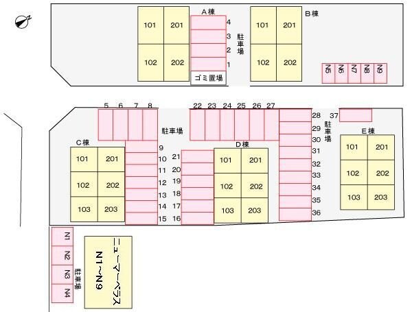 マーベラス　Ｄ棟の物件内観写真