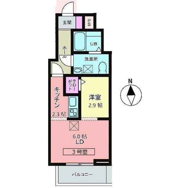 メリディアン川平　壱番館の物件間取画像