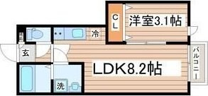 物件間取画像