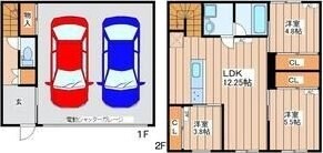 Garage Villa Shivers Aの物件間取画像