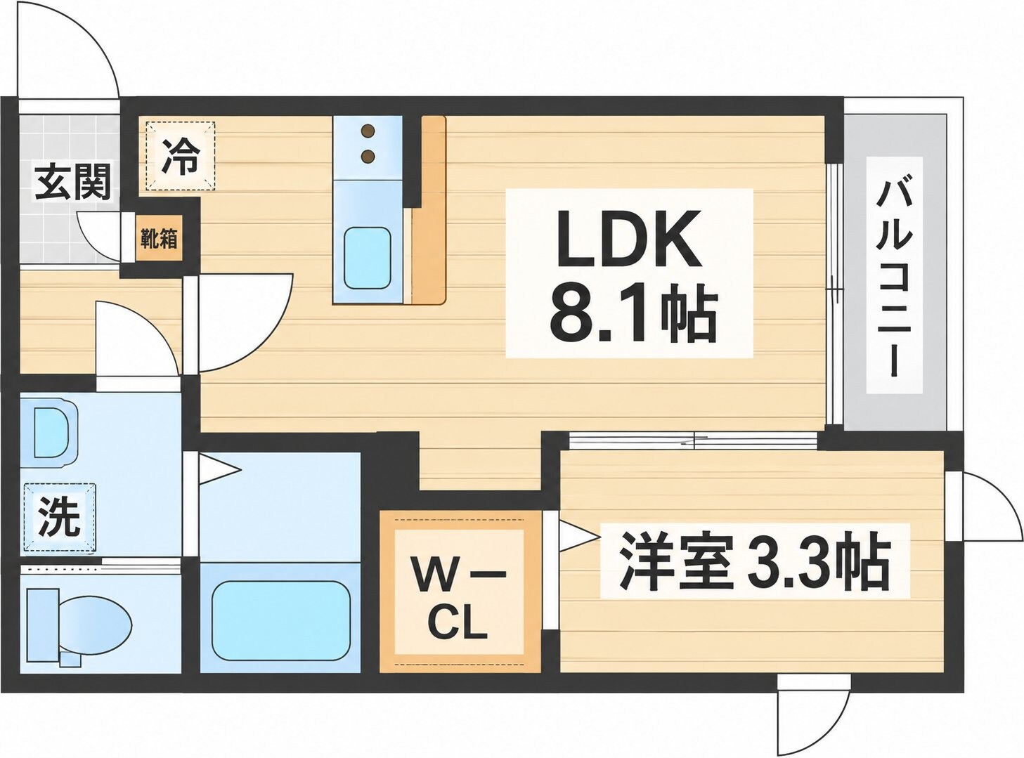 アルズ旭ヶ丘の物件間取画像