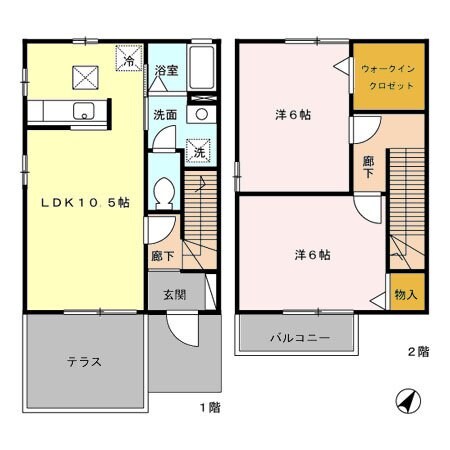 エル古城I/II/IIIの物件間取画像