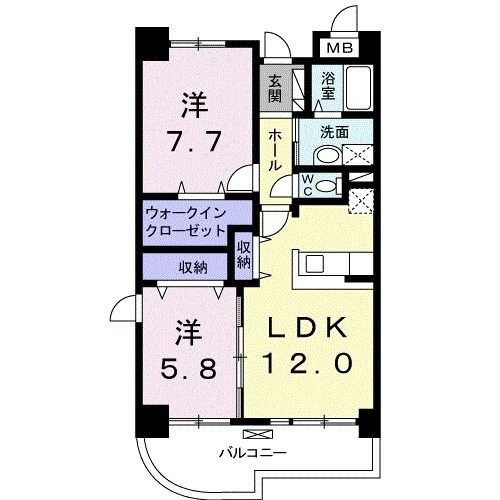 物件間取画像