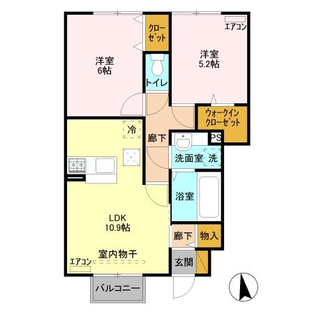 サンライトレジデンス II　Ｂの物件間取画像