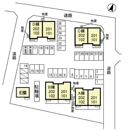 ロイヤルガーデン連取　Ａ\\/Ｂ\\/Ｃ\\/Ｄ\\/Ｅの物件内観写真