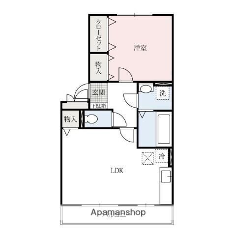 スペラーレの物件間取画像