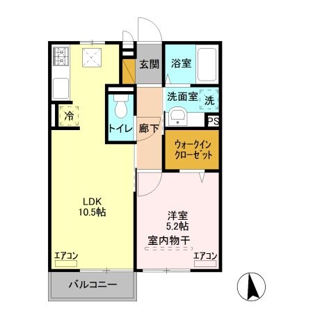 ブライトグローブ　　Ｓの物件間取画像