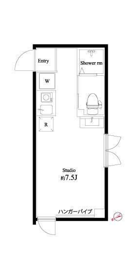 VARY's 北千住の物件間取画像
