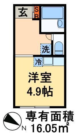 エルプレミア梅島の物件間取画像