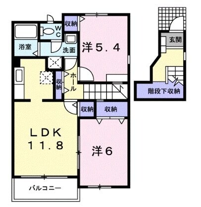 フォレストＡの物件間取画像