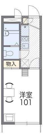 レオパレス香鈴の物件間取画像