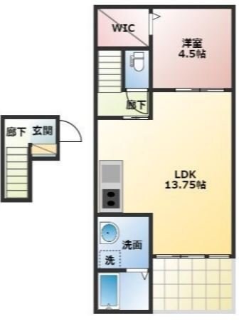 ＡＩＲ　ＯＤＡＷＡＲＡ　ＫＵＮＯの物件間取画像