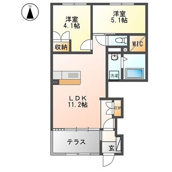 （仮称）平塚市東真土新築アパートの物件間取画像