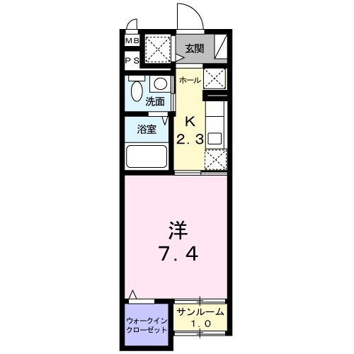 ルミエール　Ｙの物件間取画像