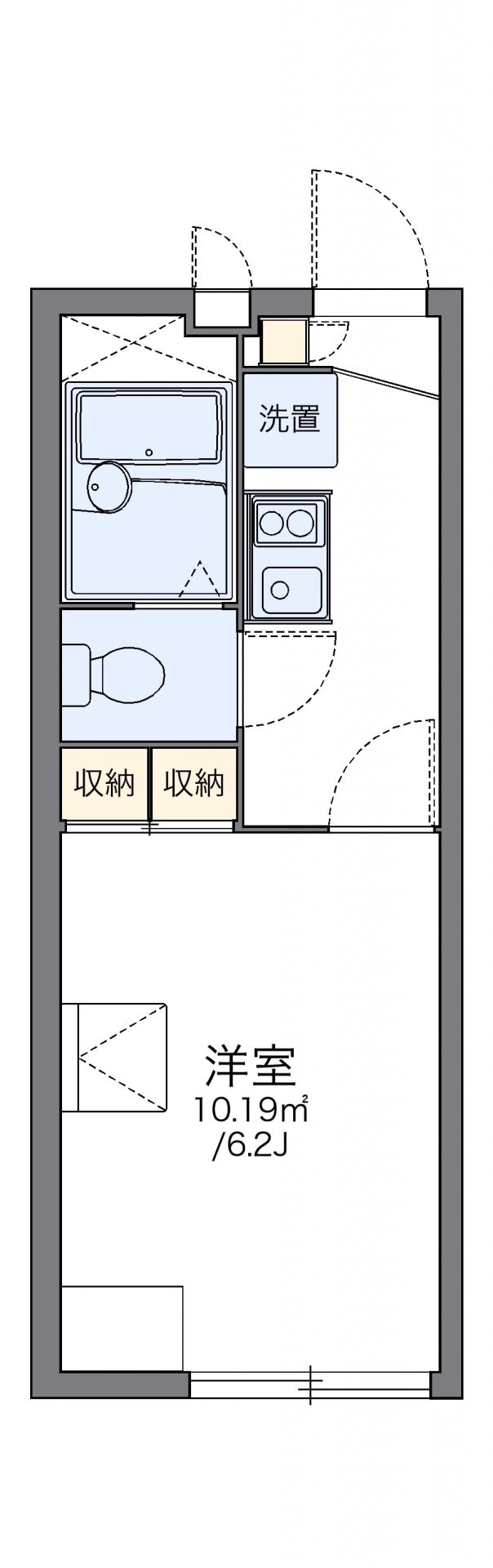 レオパレスＢａｙの物件間取画像