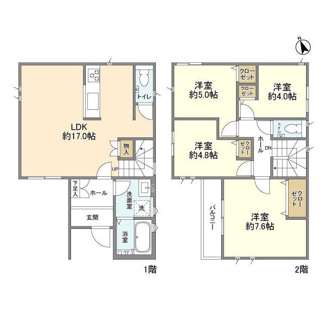 Ｋｏｌｅｔ茅ヶ崎萩園＃０６の物件間取画像