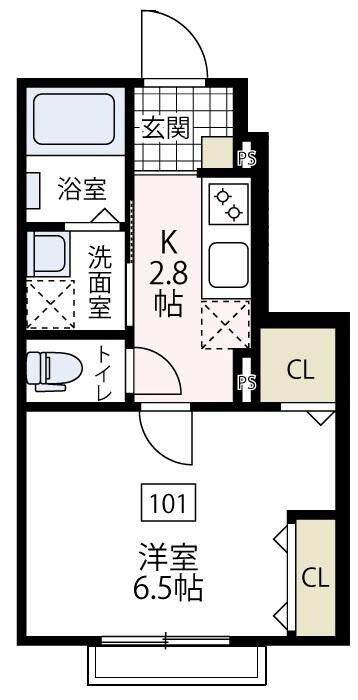 メイ　シェノンの物件間取画像