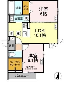 サザンショア東海岸の物件間取画像