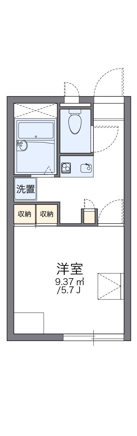 レオパレスモーヴの物件間取画像