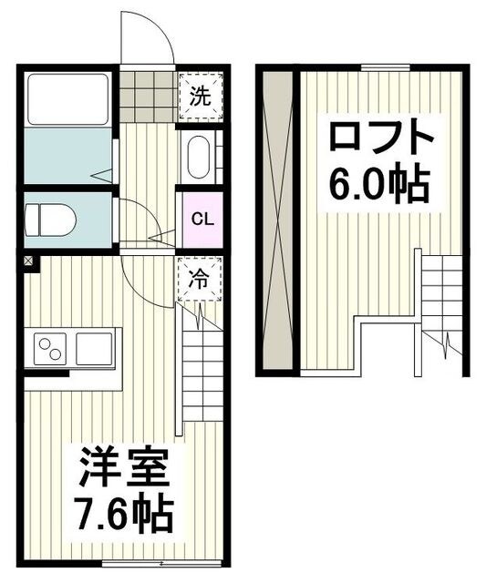 セレーノ西浜の物件間取画像