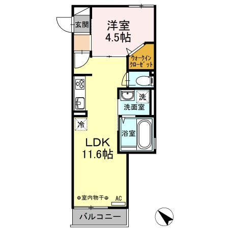 ＬＳＹ－５６の物件間取画像