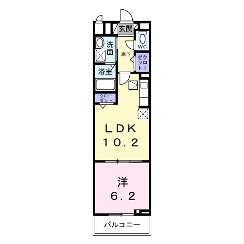 コートヤードIII番館の物件間取画像