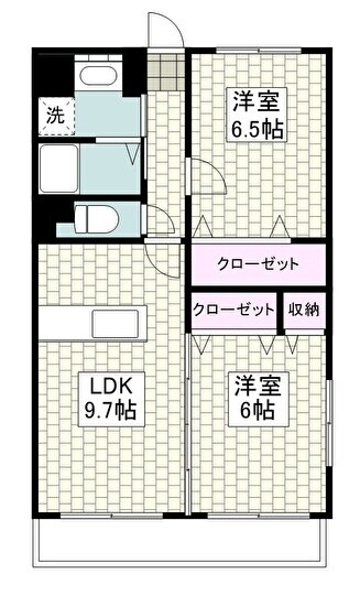 クラスト参番館(クラストサンバンカン)の物件間取画像