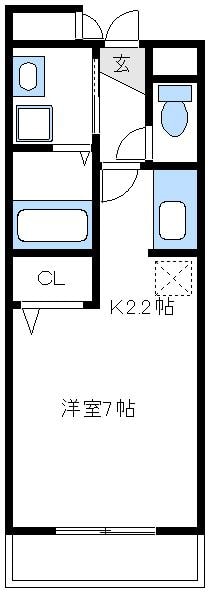 レジデンスＳ．Ｕの物件間取画像