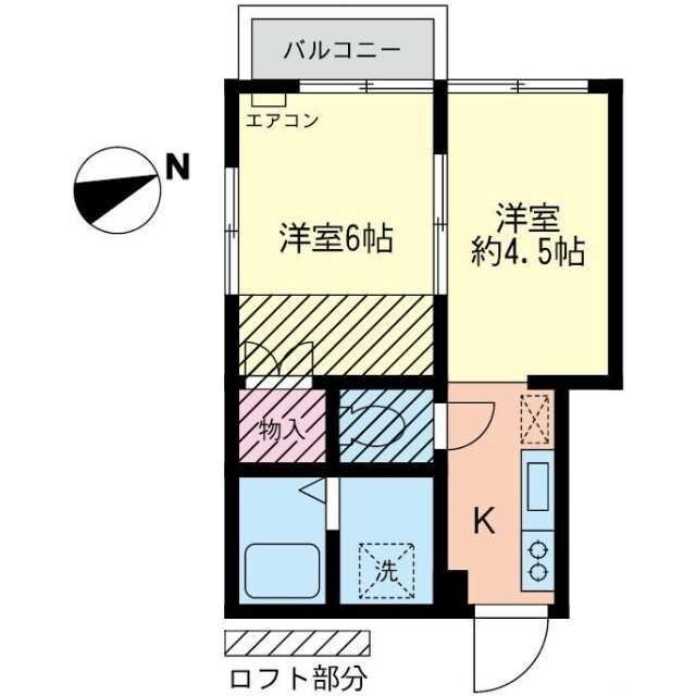 ドリームアロー円蔵Iの物件間取画像