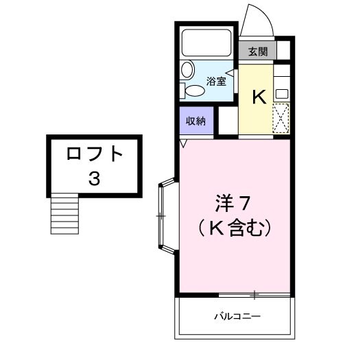 池田ハイツＢの物件間取画像