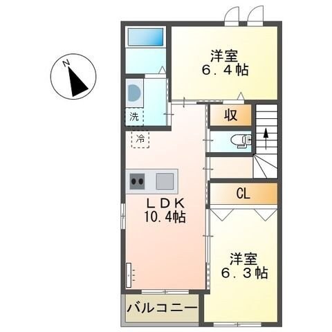 アビエルの物件間取画像