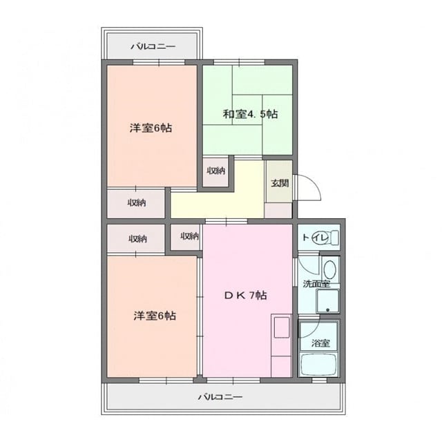 宮ノ脇マンション(ミヤノワキマンション)の物件間取画像