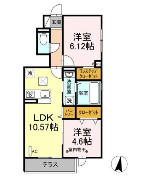 Green　Hills　湘南　B棟の物件間取画像